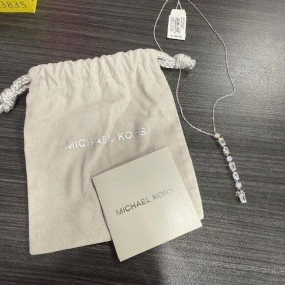 Michael Kors Sterling Silver Necklace and earrings Matching Set - Picture 1 of 5
